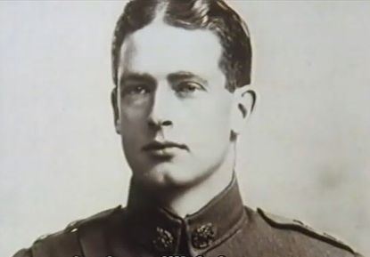 Colonel Archibald Christie, officer of the Royal Flying Corps, 1915.