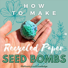 Earth Day seed bombs