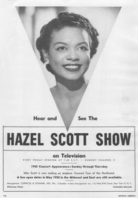 Advertisement for Hazel's television show