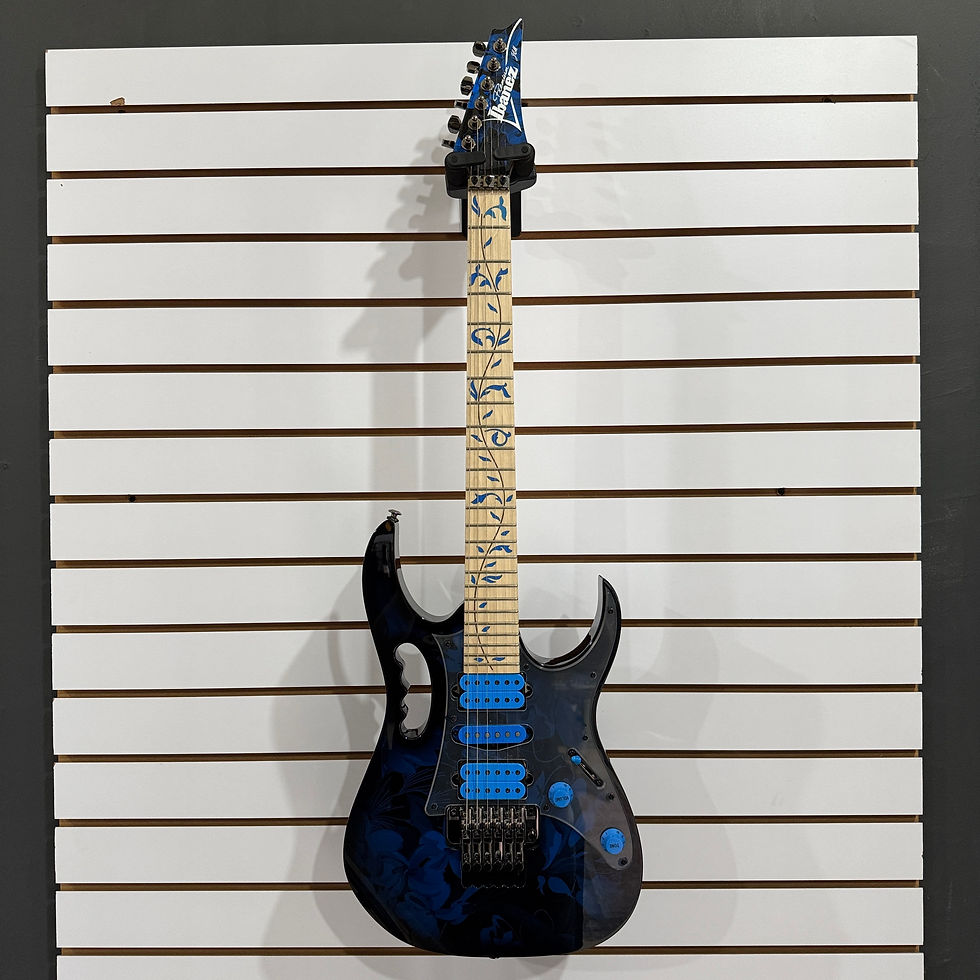 Miniatura: Ibanez JEM77P Steve Vai - Blue Floral Pattern