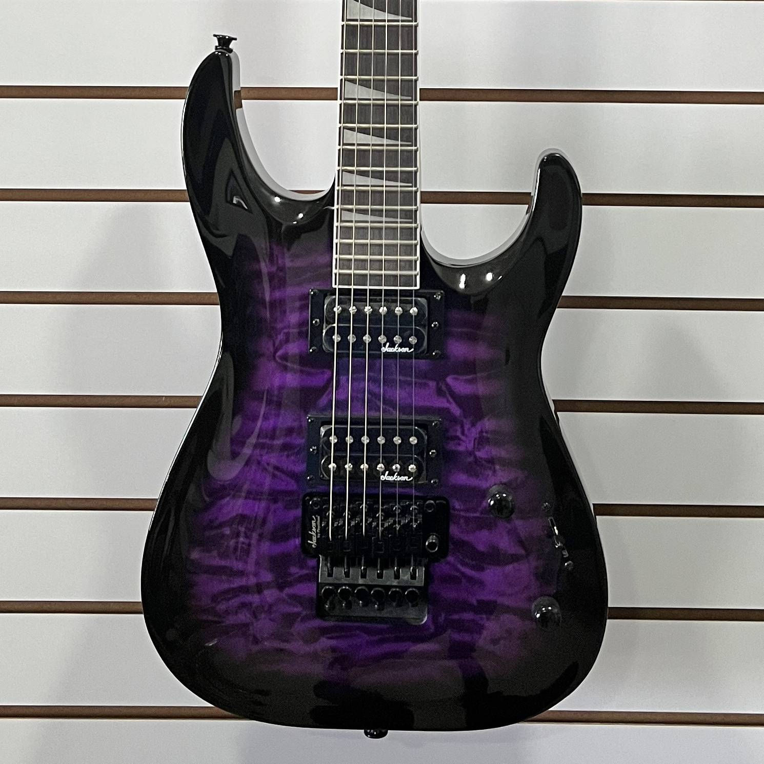 Jackson Dinky JS32Q - Transparent Purple Burst
