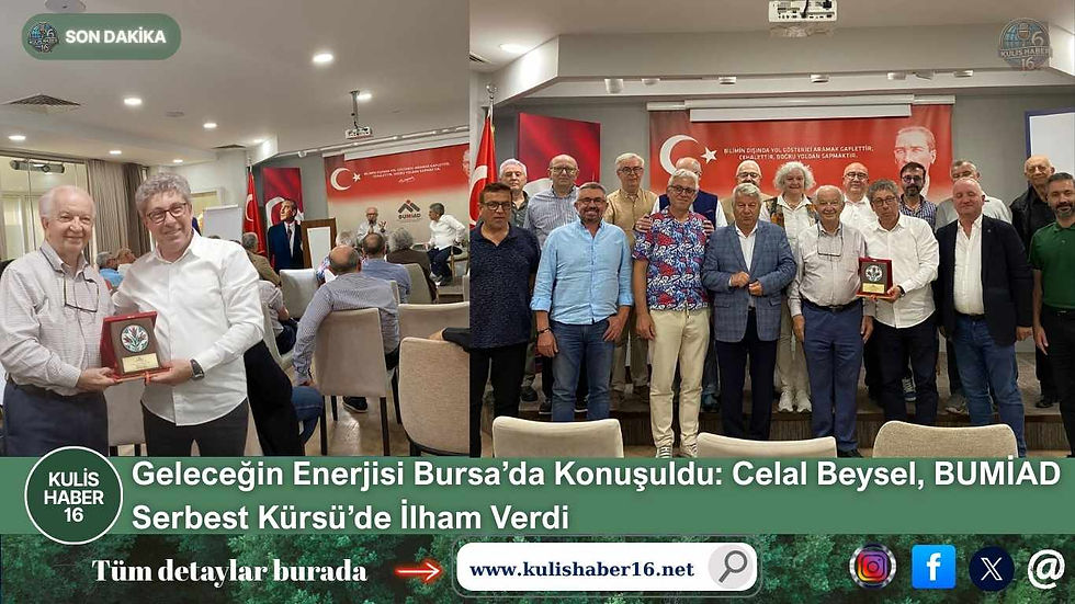 Geleceğin Enerjisi Bursa’da Konuşuldu: Celal Beysel, BUMİAD Serbest Kürsü’de İlham Verdi. hidrojen yakıt deposu üretimi Türkiye