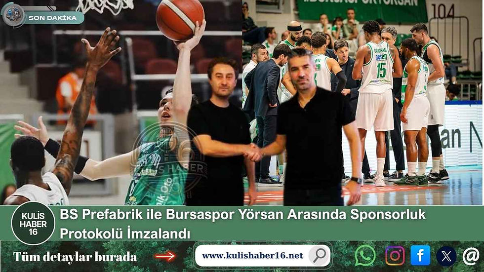 BS Prefabrik ile Bursaspor Yörsan Arasında Sponsorluk Protokolü İmzalandı