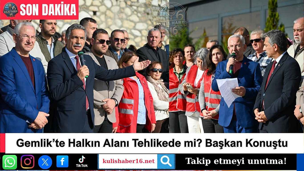 Gemlik’te Halkın Alanı Tehlikede mi? Başkan Konuştu