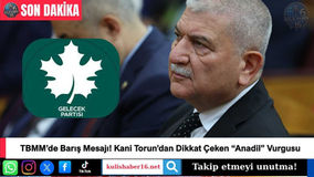 TBMM’de Barış Mesajı! Kani Torun’dan Dikkat Çeken “Anadil” Vurgusu