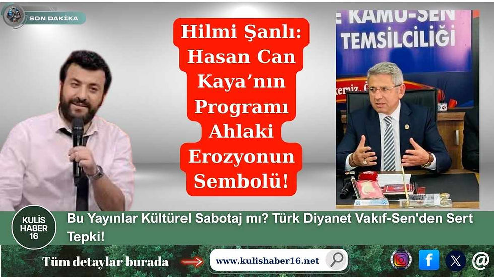 Bu Yayınlar Kültürel Sabotaj mı? Türk Diyanet Vakıf-Sen'den Sert Tepki!