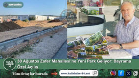 30 Ağustos Zafer Mahallesi’ne Yeni Park Geliyor: Bayrama Özel Açılış