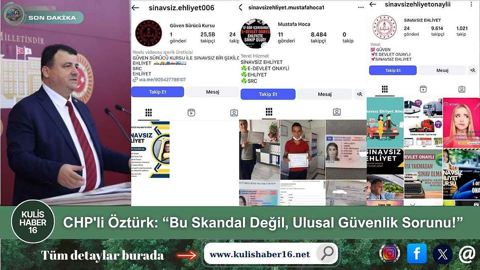 Sınavsız Ehliyet Skandalı Büyüyor: Devletin Dijital Kapıları mı Açık?