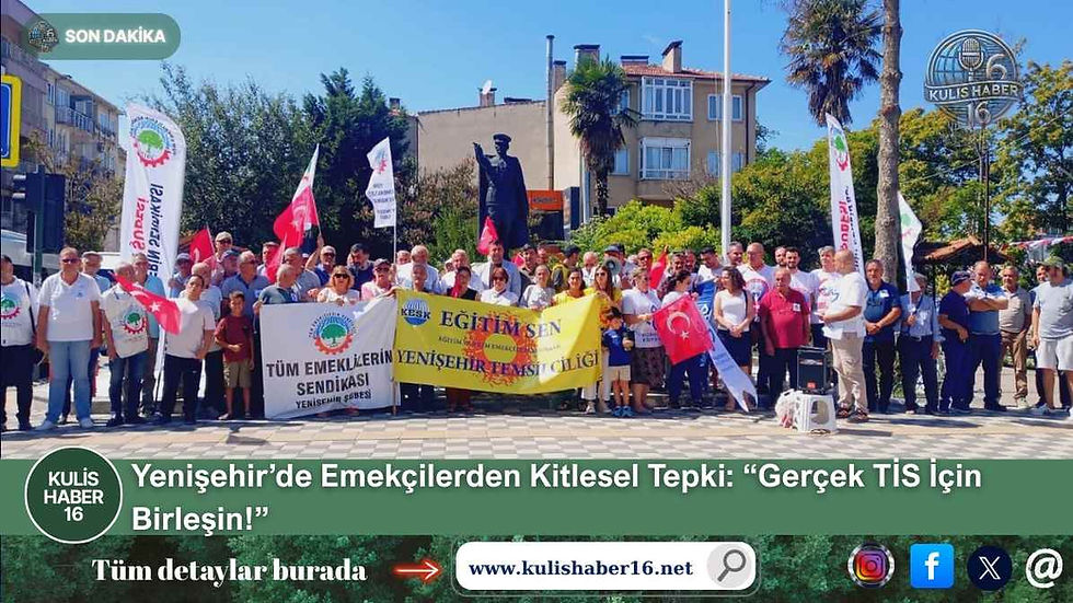 Yenişehir’de Emekçilerden Kitlesel Tepki: “Gerçek TİS İçin Birleşin!”