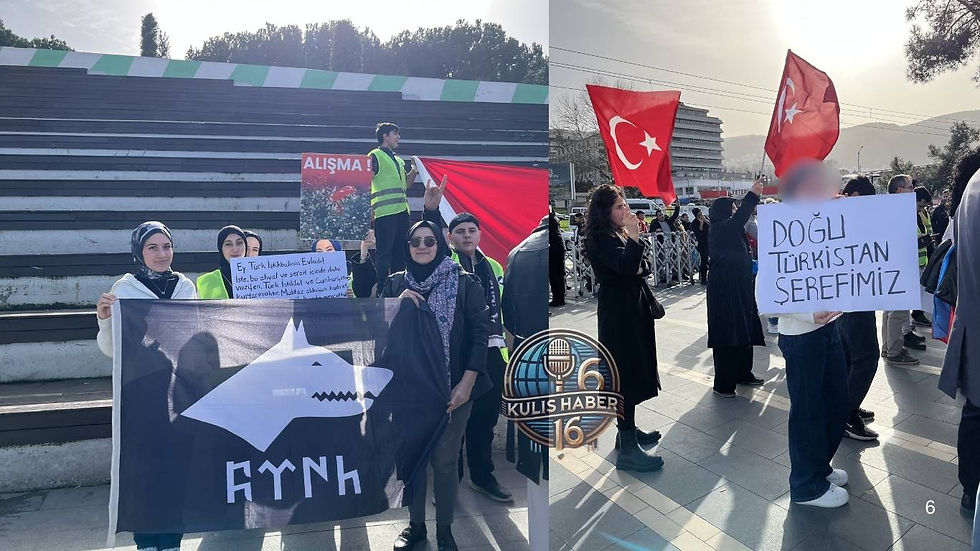 Bursa’da Turancı Dernekler Birliği’nin düzenlediği “Uyan Türk, Bayrağa Saygı” yürüyüşü