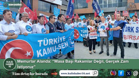 Memurlar Alanda: “Masa Başı Rakamlar Değil, Gerçek Zam İstiyoruz”