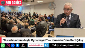 “Bursalının Umuduyla Oynamayın!” — Karaaslan’dan Sert Çıkış
