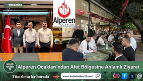 Alperen Ocakları'ndan Afet Bölgesine Anlamlı Ziyaret