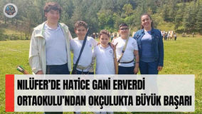 Nilüfer’de Hatice Gani Erverdi Ortaokulu’ndan Okçulukta Büyük Başarı