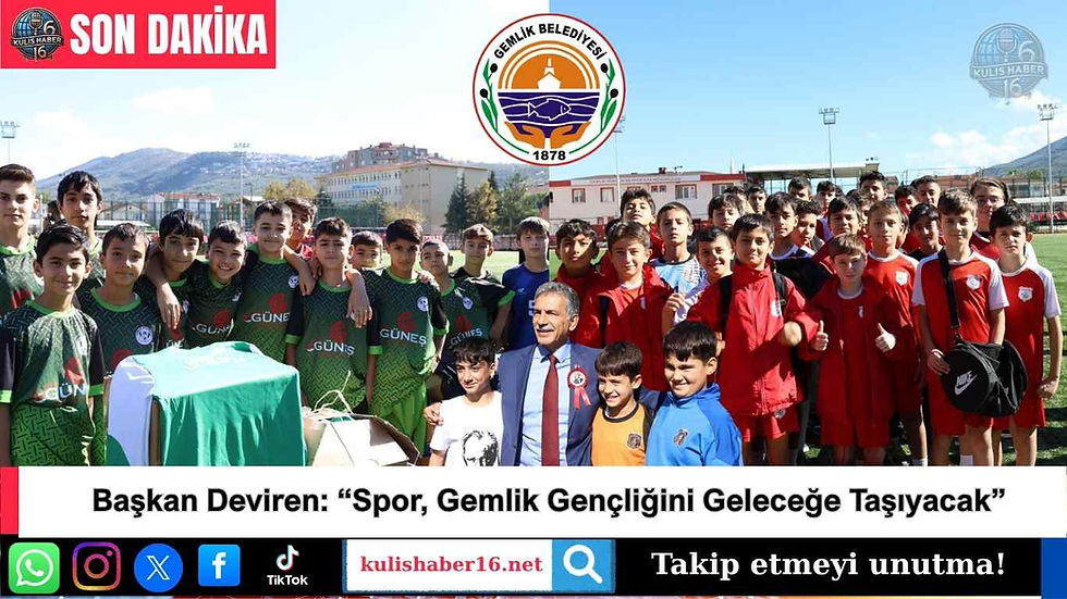 Başkan Deviren: “Spor, Gemlik Gençliğini Geleceğe Taşıyacak”