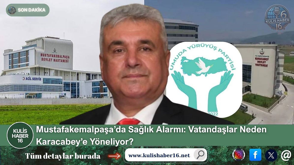 Mustafakemalpaşa’da Sağlık Alarmı: Vatandaşlar Neden Karacabey’e Yöneliyor?