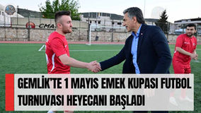 Gemlik’te 1 Mayıs Emek Kupası Futbol Turnuvası Heyecanı Başladı