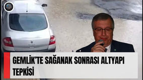 Gemlik’te Sağanak Sonrası Altyapı Tepkisi