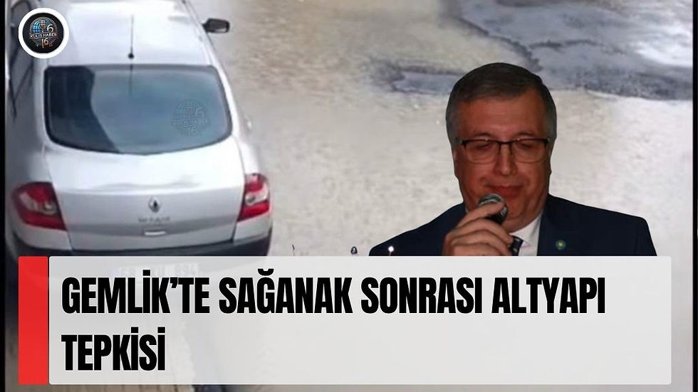 Gemlik’te Sağanak Sonrası Altyapı Tepkisi