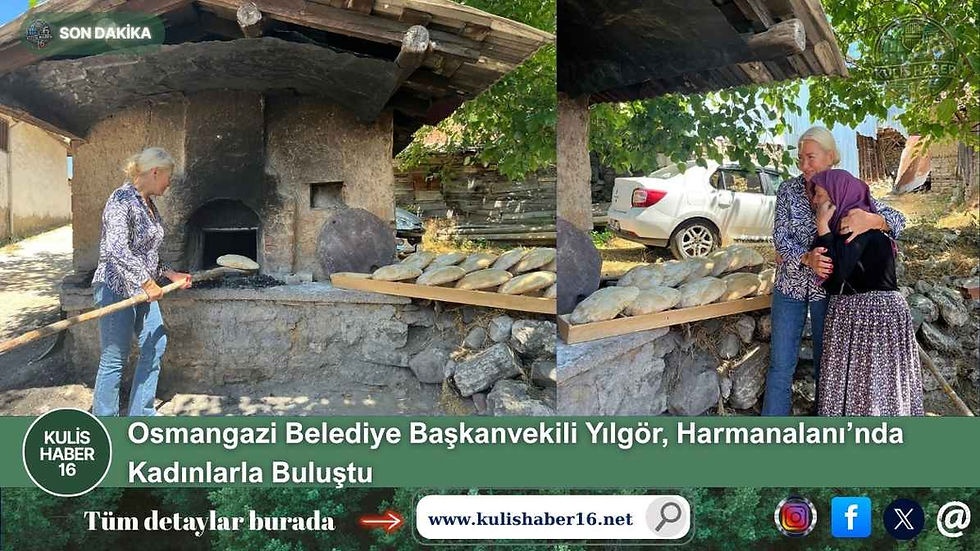 Osmangazi Belediye Başkanvekili Yılgör, Harmanalanı’nda Kadınlarla Buluştu