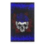 Thumbnail: Blue Rose Skull Area Rugs 