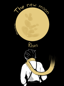 A new moon rises