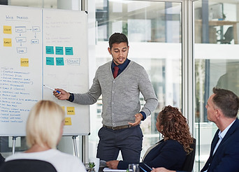 Dando una presentación
