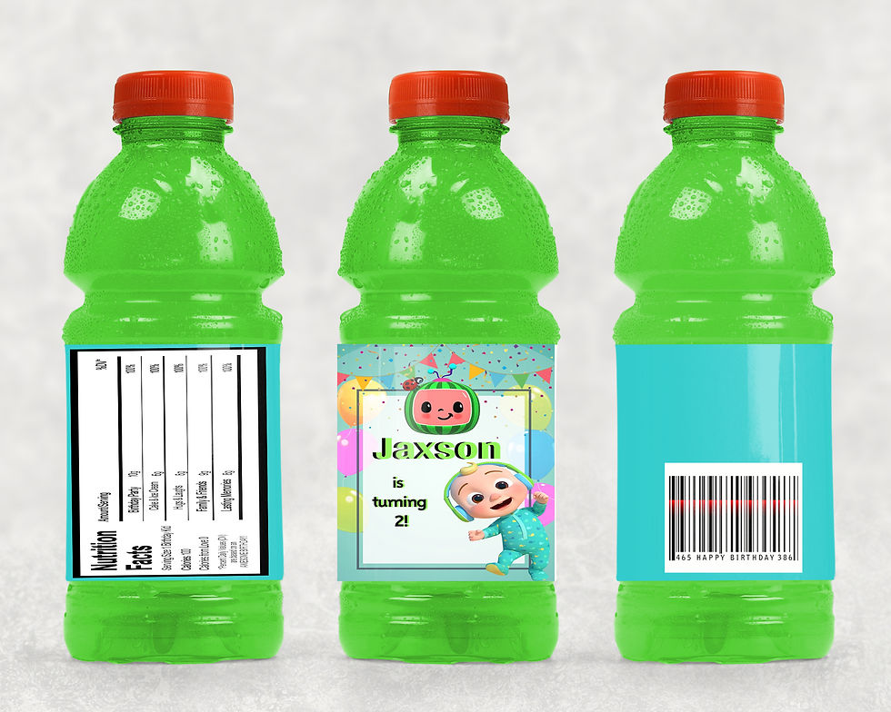 Thumbnail: CoCo Melon Custom Gatorade