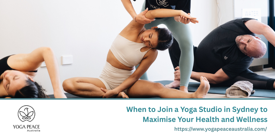 Yoga studio in Sydney class helping improve fitness, flexibility, and mental wellbeing