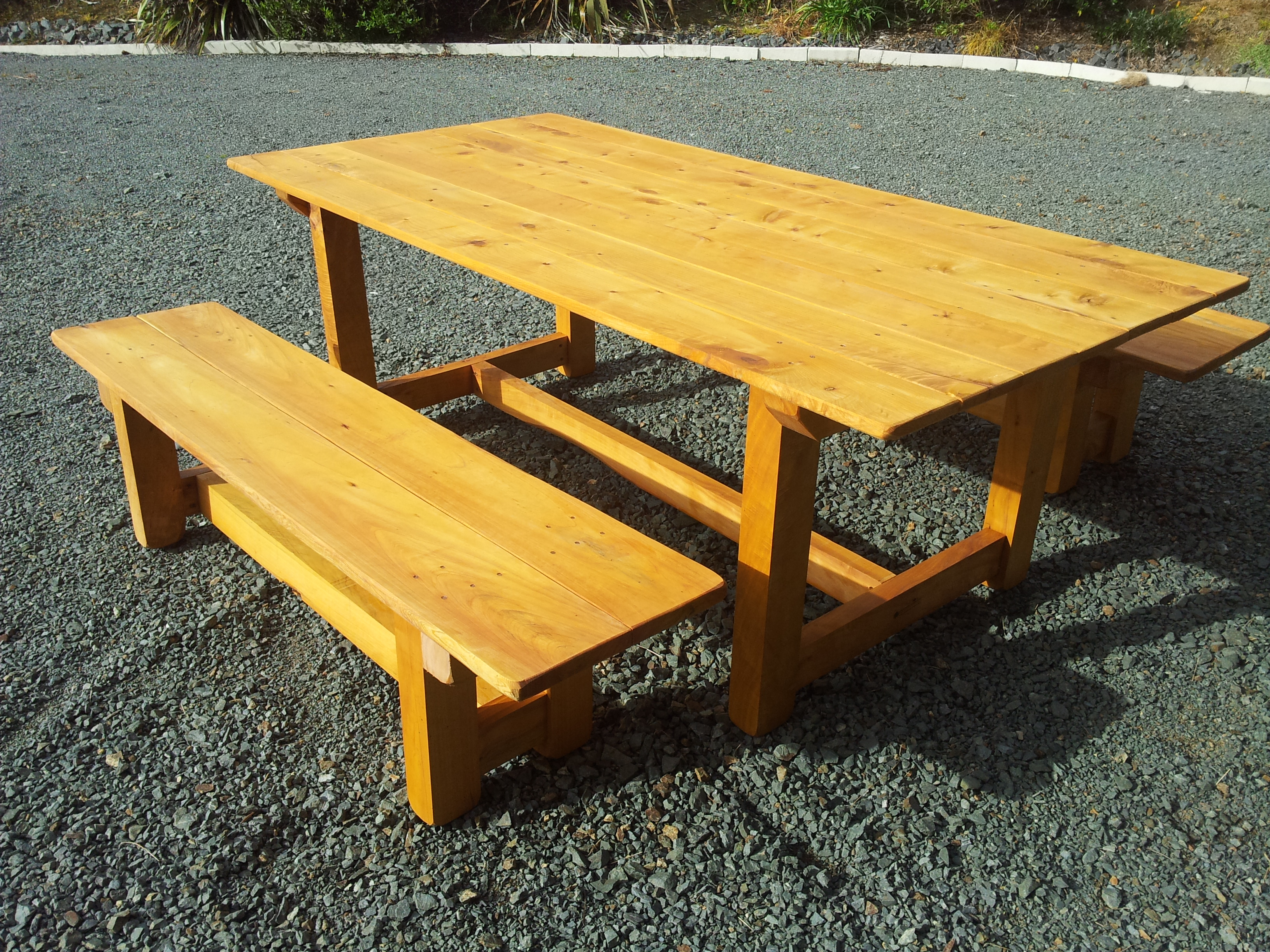 "Family" Outdoor Table and Benches
