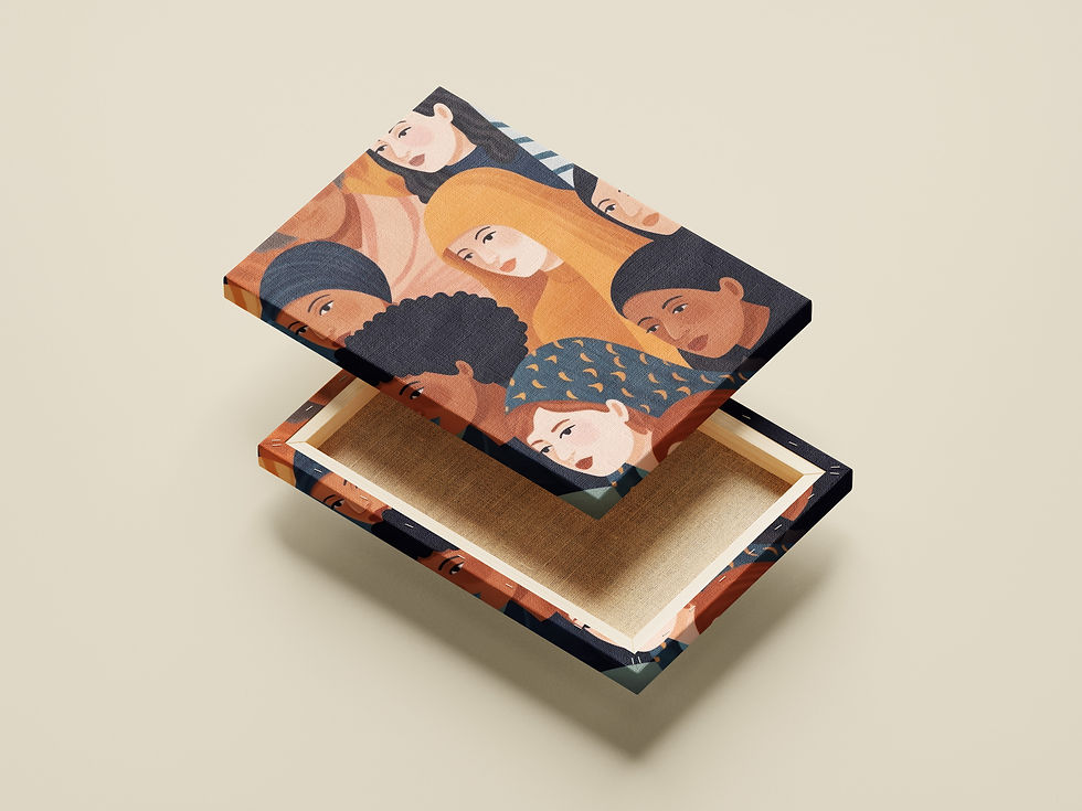 Thumbnail: Women of the World Canvas Art | Vibrant Cultural Diversity Great Gifts Ideas
