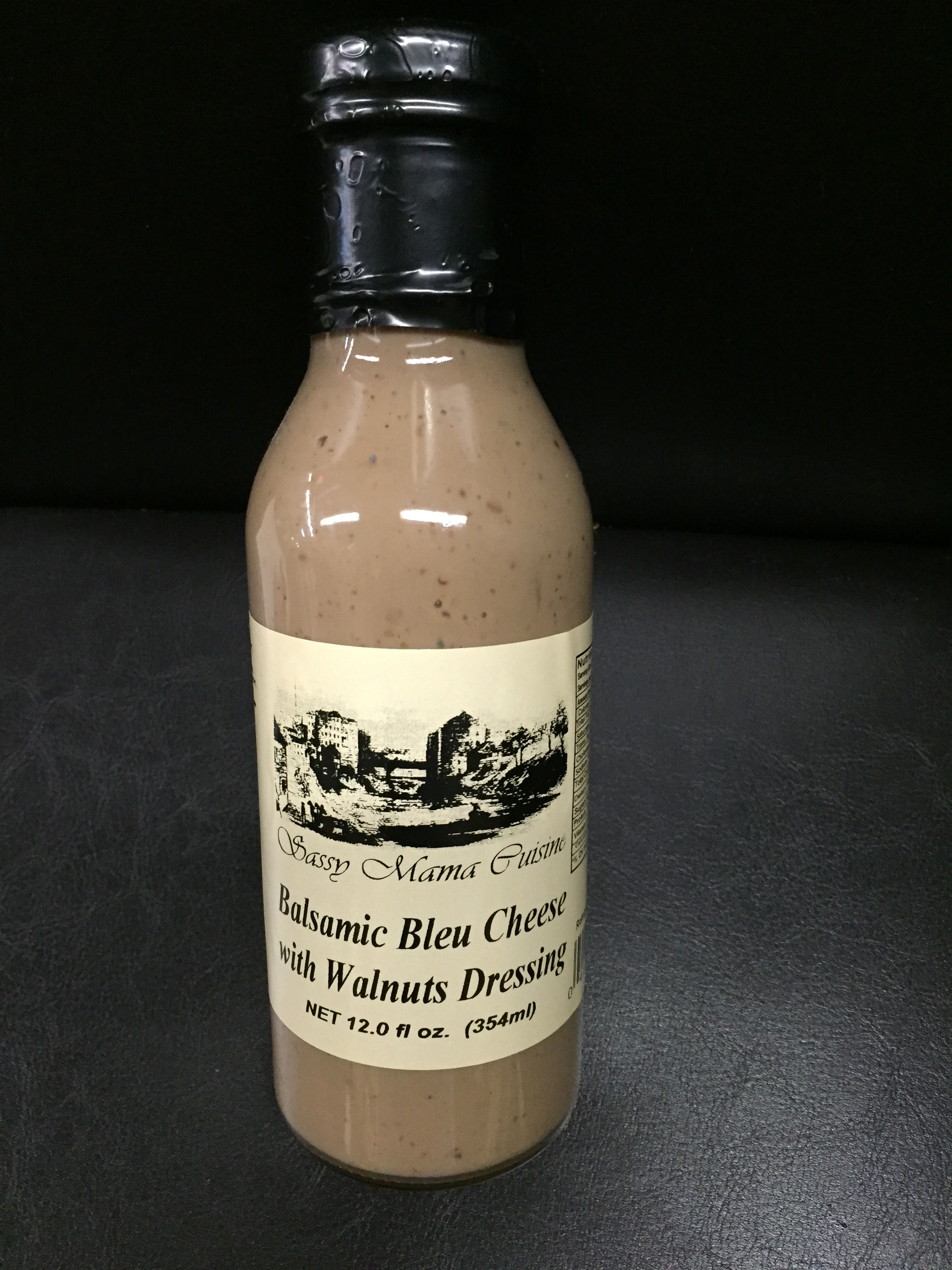 Balsamic Bleu Cheese with Walnut Dressing 12 oz.