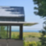 Floating roof. First floor living and panoramic view.: house near Tenby