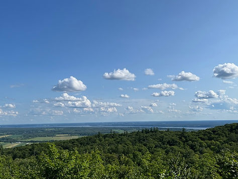 Vue de l'ancienne mer de Champlain