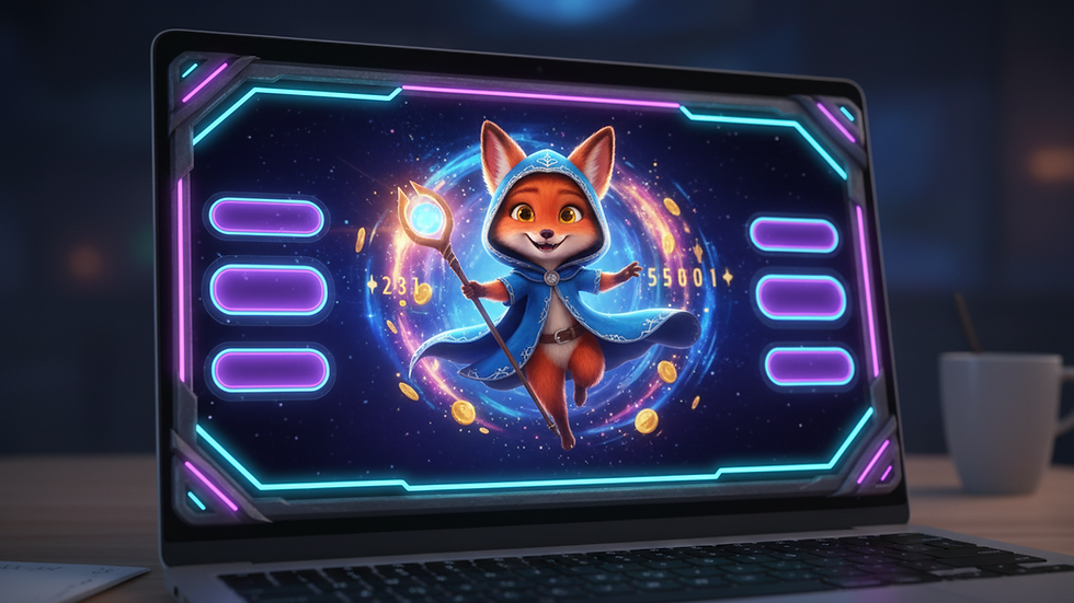 Eye-level view of a laptop screen showing an online lottery betting interface