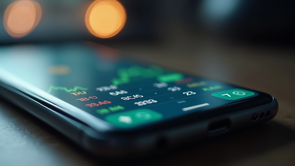 Close-up view of a smartphone displaying live sports betting odds