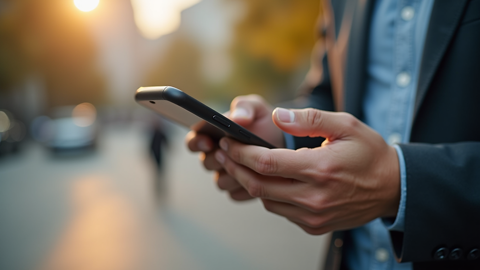 Close-up view of a smartphone showing a mobile payment app