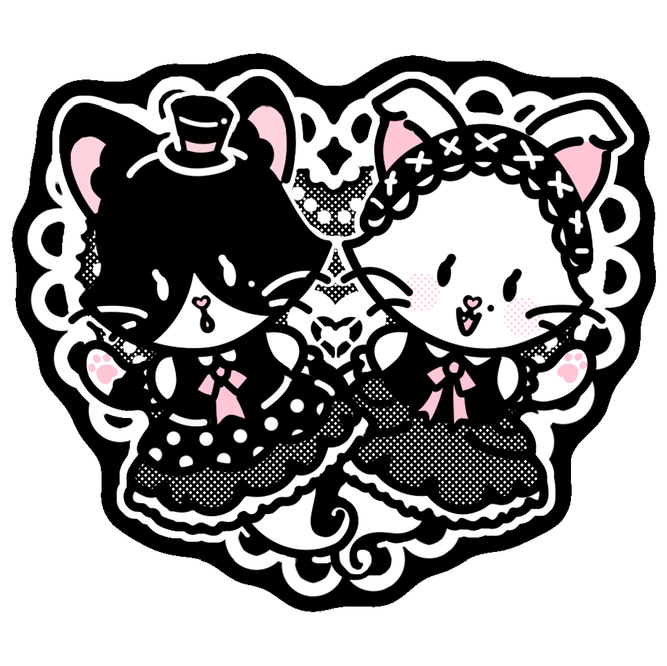 Thumbnail: Hallokitties Glow-in-the-Dark Sticker
