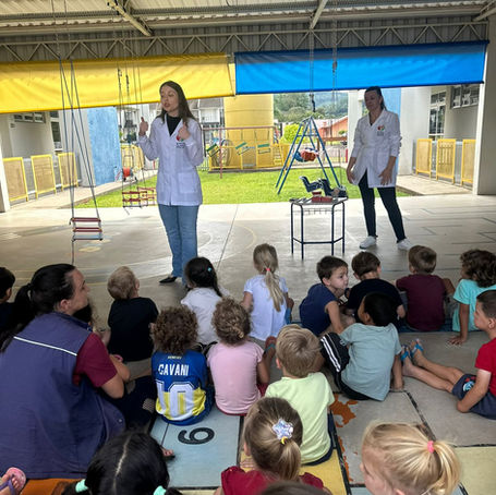 Programa Saúde na Escola leva orientação de saúde bucal às EMEIs de Santa Clara do Sul