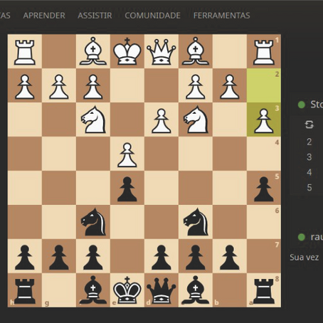 1º TORNEIO ONLINE DE XADREZ DE SANTA CLARA DO SUL OCORRE DIA 22 DE MAIO