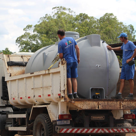 Município compra tanque para transporte de água