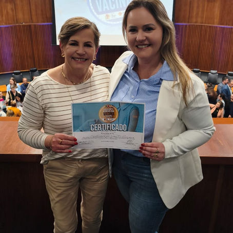 Santa Clara do Sul recebe selo ouro por atingimento de metas de vacinação