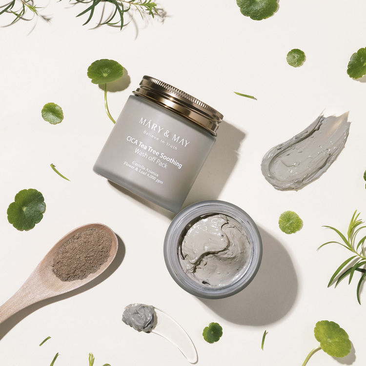 Miniatura: CICA Tea Tree Soothing Wash off Pack - Rewitalizująca Maseczka Glinkowa - 125g