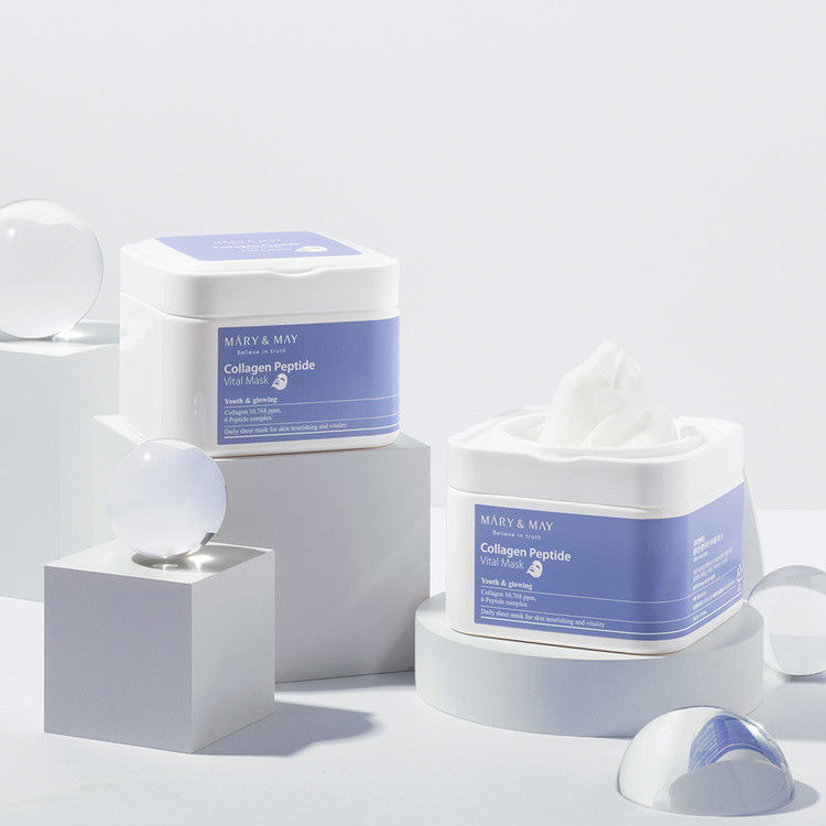 Miniatura: Collagen Peptide Vital Mask - Zestaw Ujędrniających Maseczek w Płachcie - 30szt.