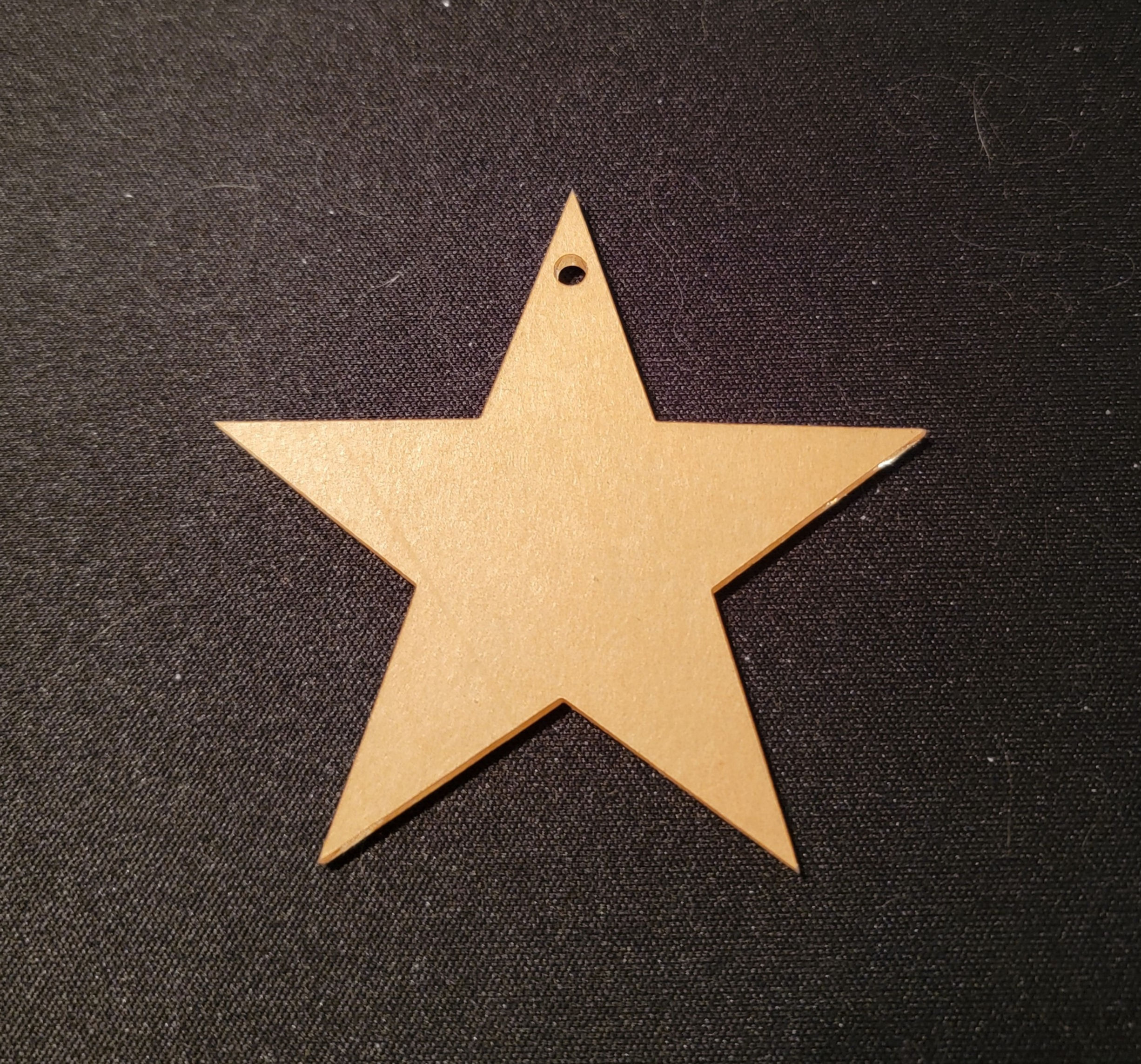 Clear Acrylic Star Keychain Blank