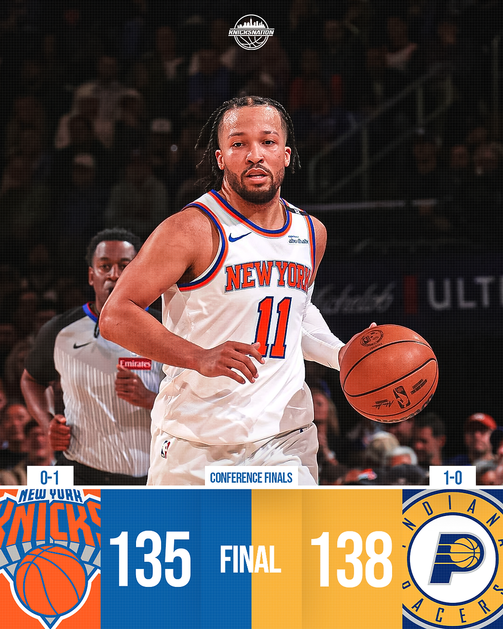 Knicks lose a heartbreaking Game 1 to the Pacers