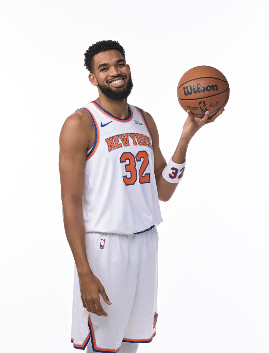 Karl-Anthony Towns at Knicks media day