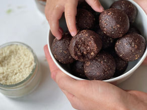 No bake brownie bites