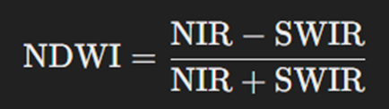 Índice de Umidade do Solo (NDWI) - Imagens de Satélite