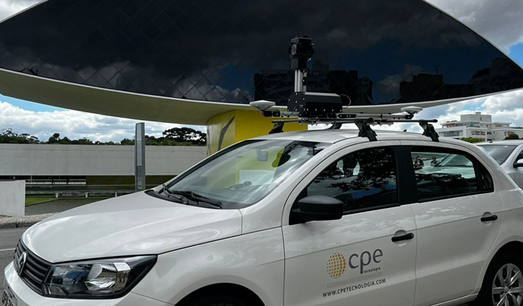 Mapeamento urbano feito com o Horus CityMapper